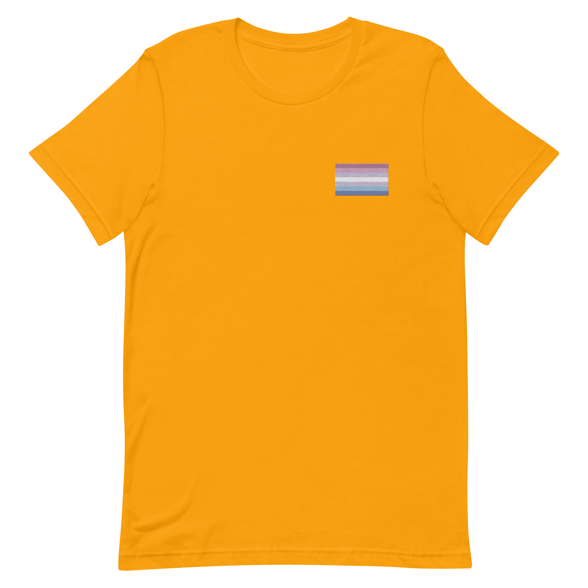 Bigender Pride Flag Embroidered T-Shirt