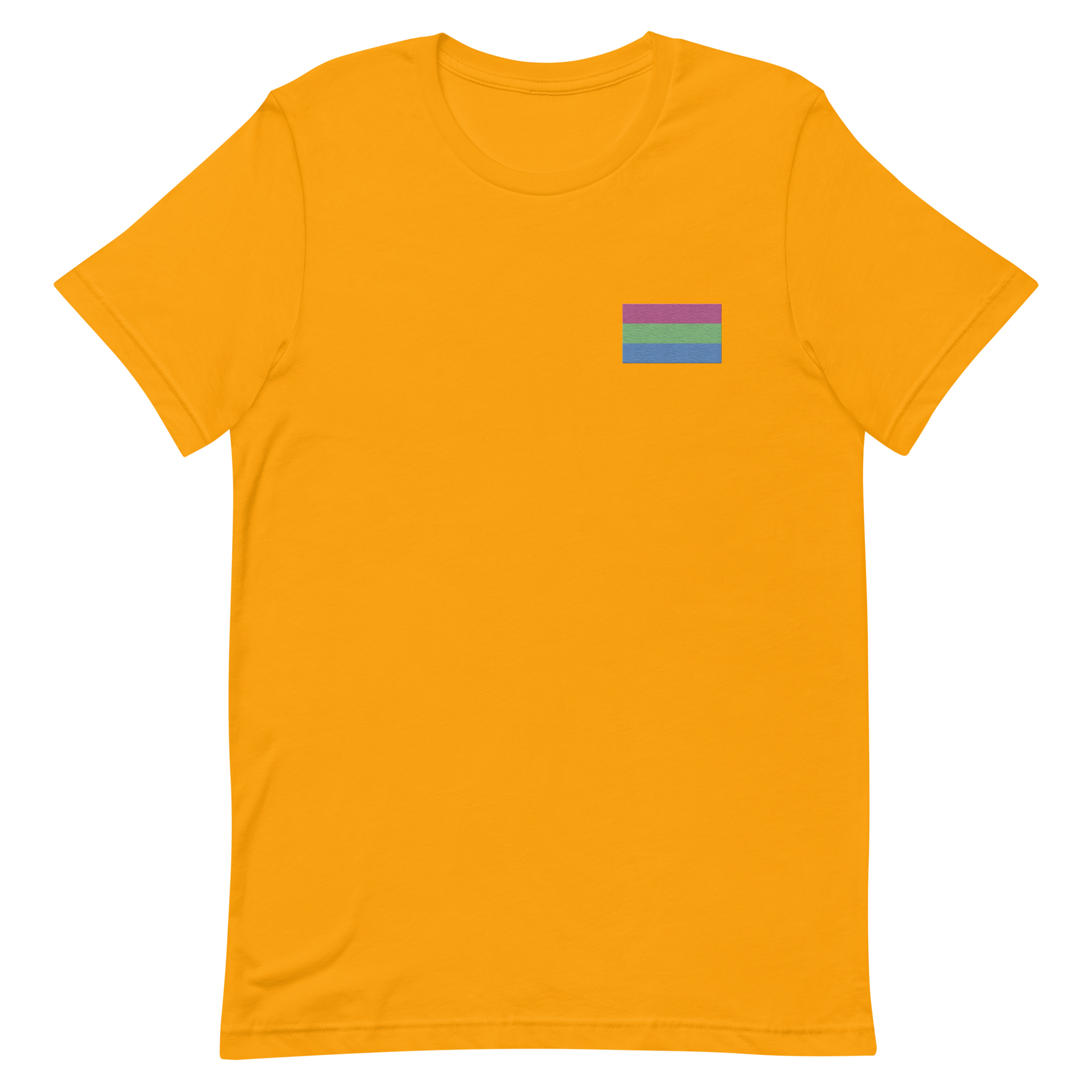 Polysexual Pride Flag Embroidered T-Shirt