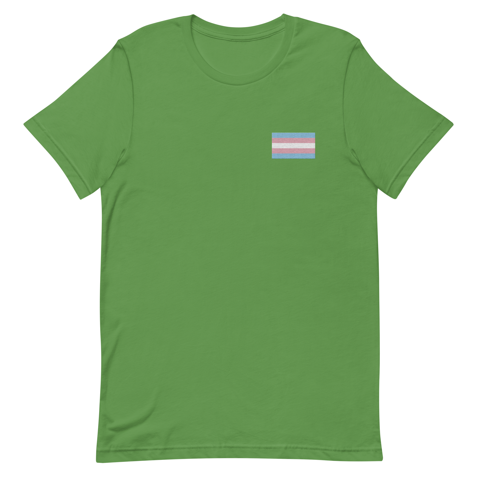 Transgender Pride Flag Embroidered T-Shirt
