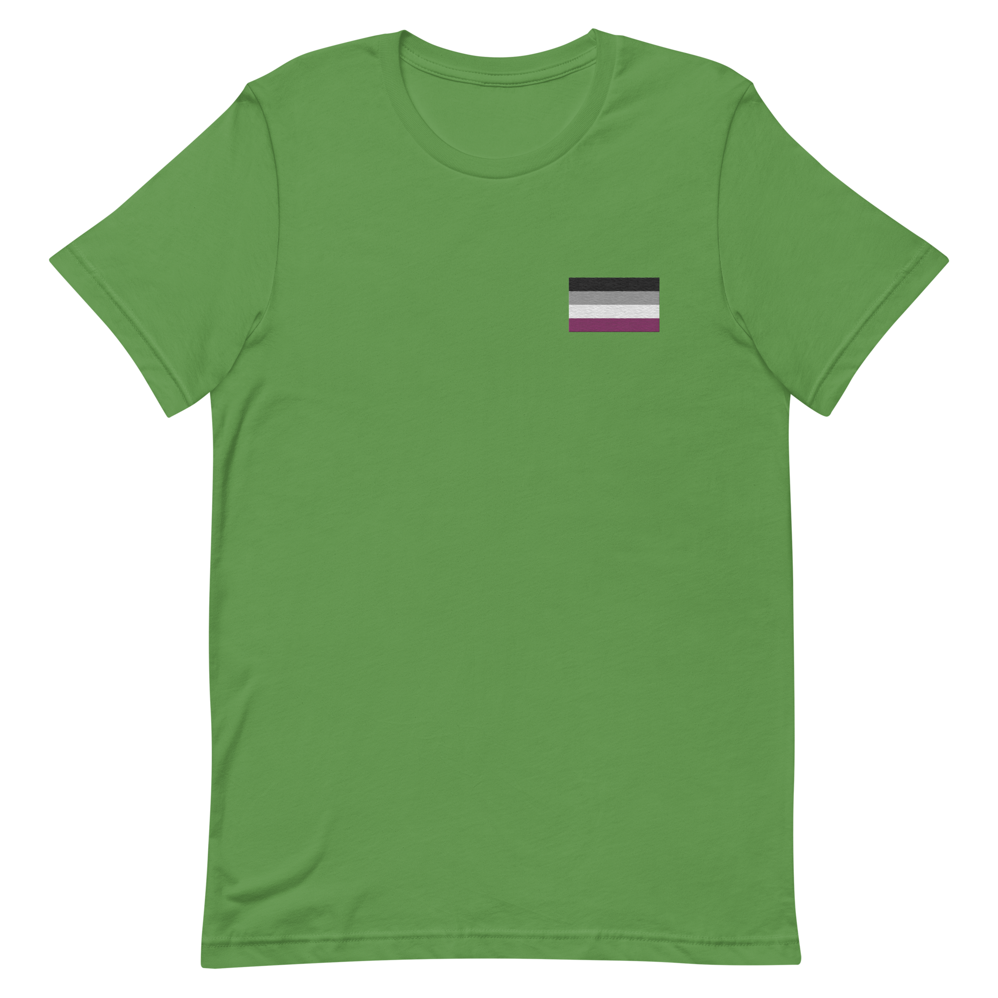 Asexual Pride Flag Embroidered T-Shirt