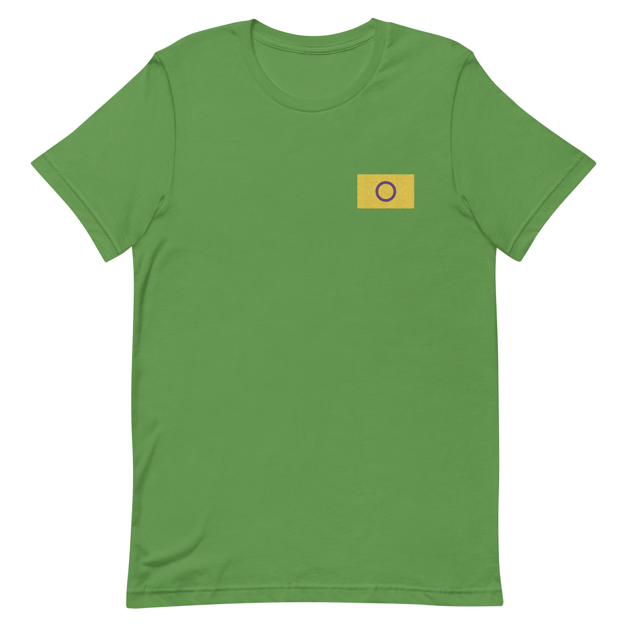 Intersex Pride Flag Embroidered T-Shirt