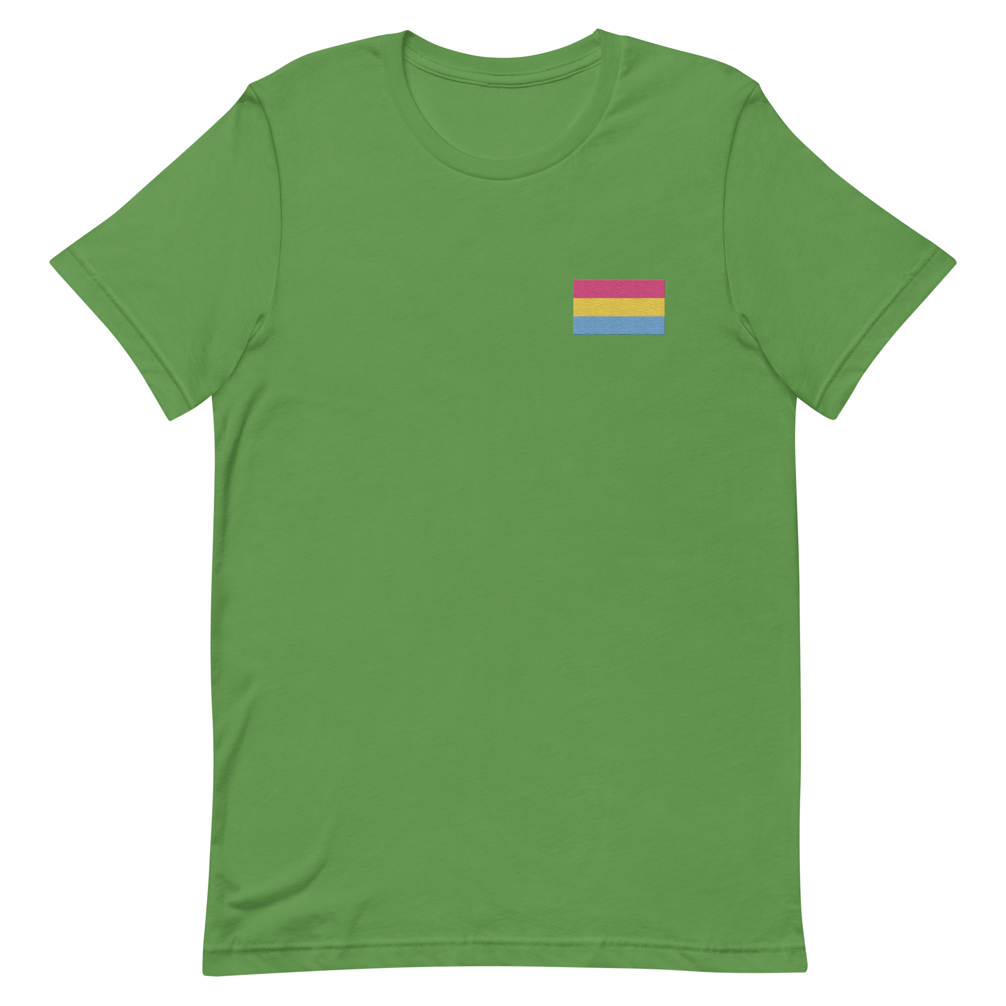 Pansexual Pride Flag Embroidered T-Shirt