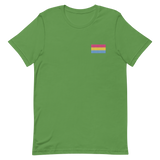 Pansexual Pride Flag Embroidered T-Shirt
