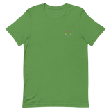 Pansexual Heart T-Shirt: Embroidered Pride Tee