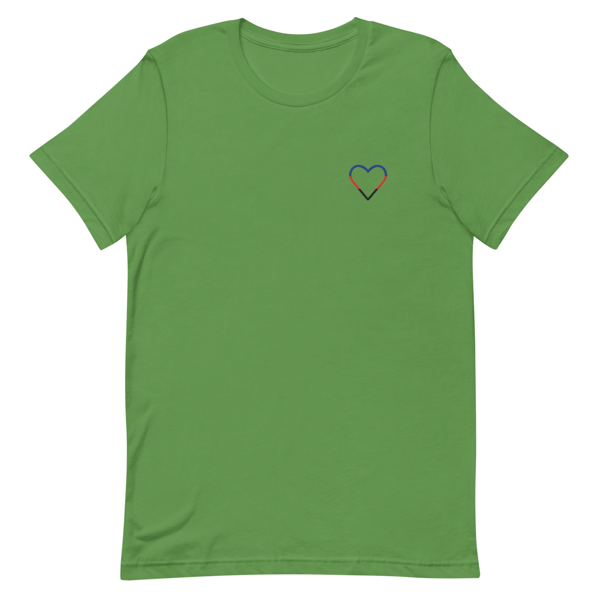 Polyamory Heart T-Shirt: Embroidered Pride Tee