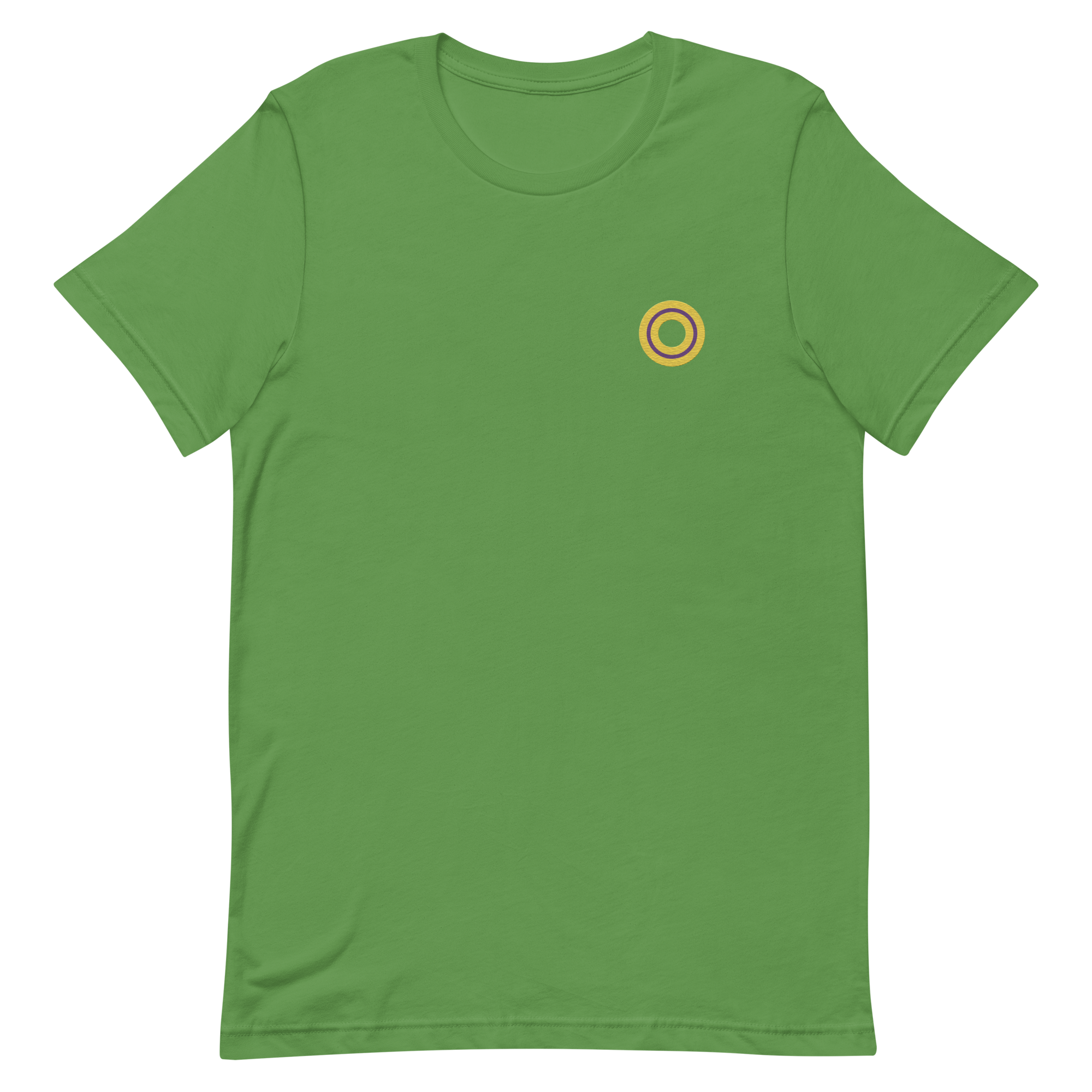 Embroidered Tee: Intersex Pride Ring Emblem Design
