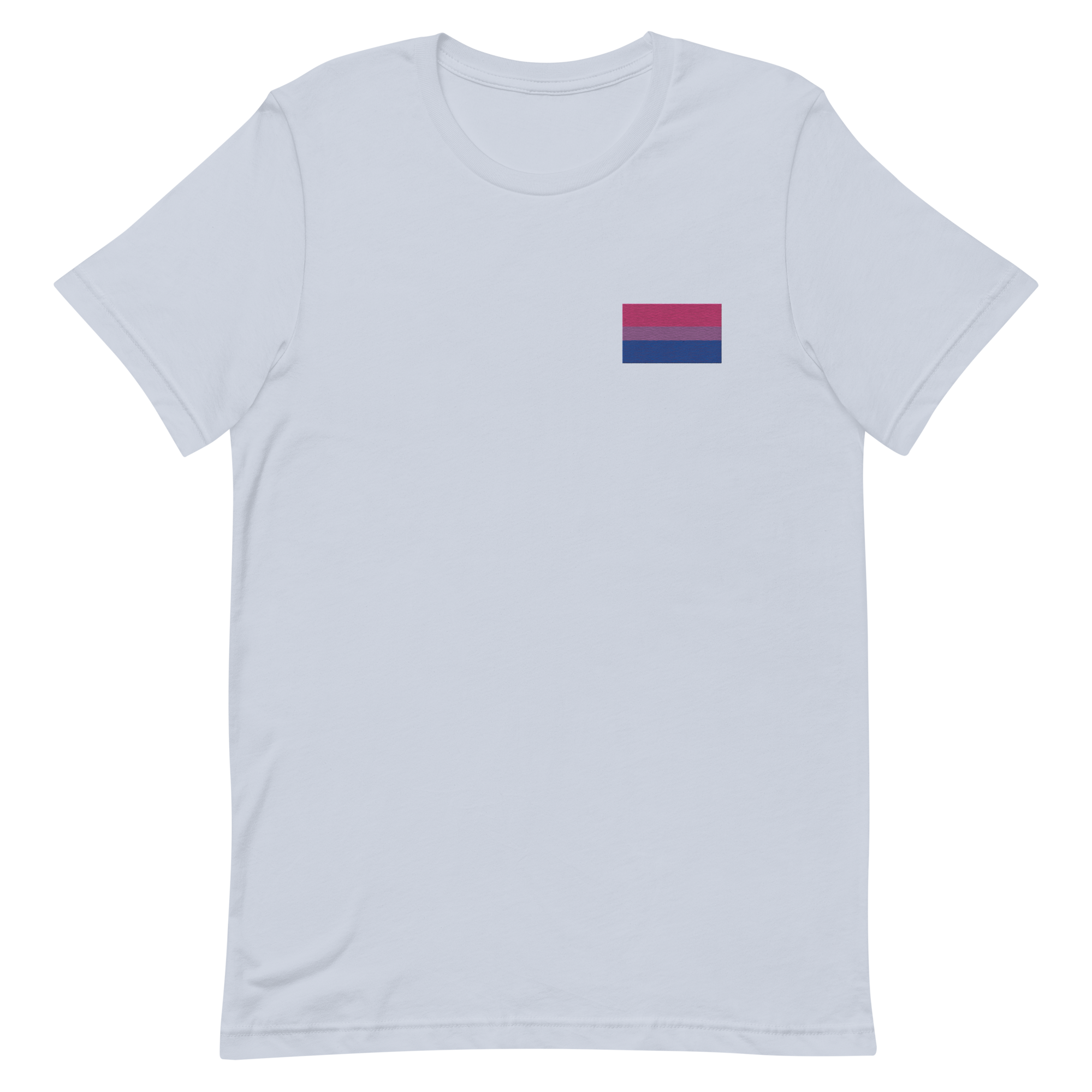 Bisexual Pride Flag Embroidered T-Shirt