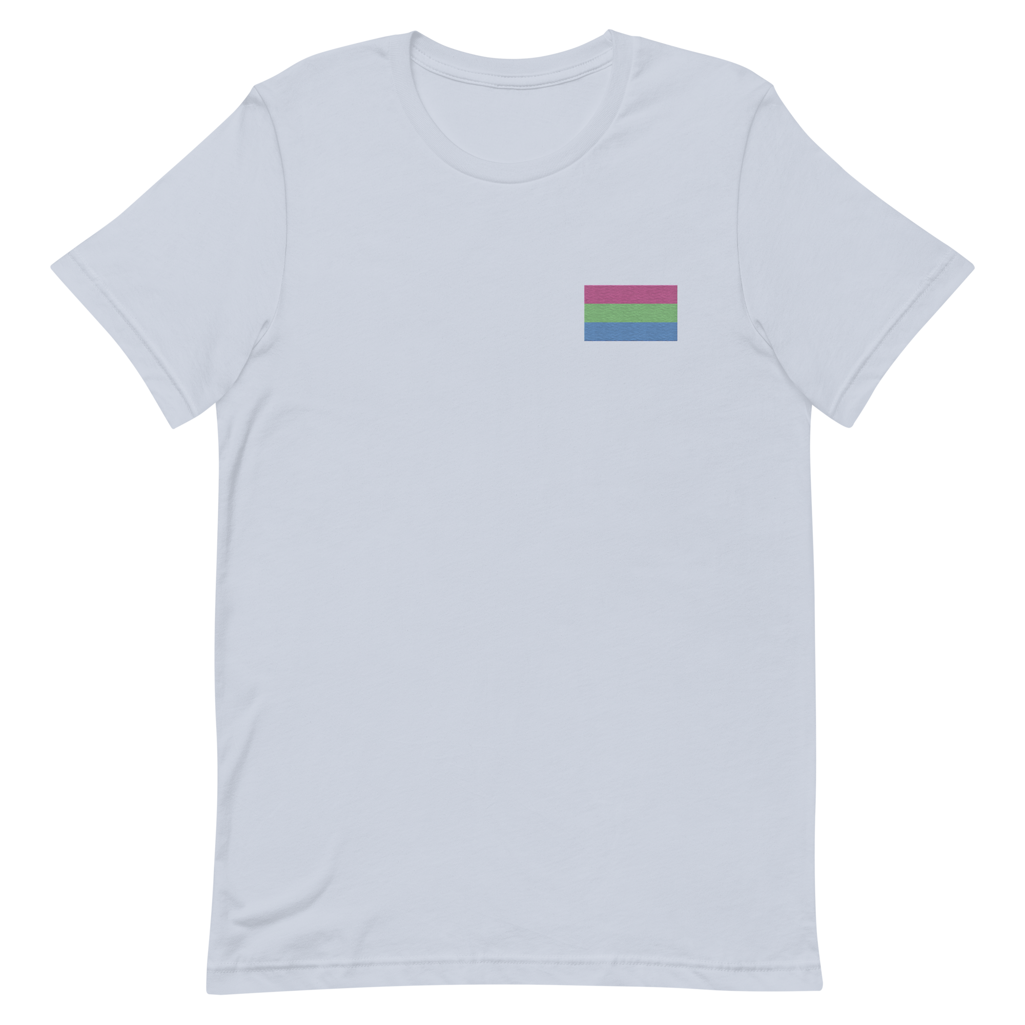 Polysexual Pride Flag Embroidered T-Shirt