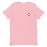 Embroidered Tee: Pansexual Pride Ring Emblem Design