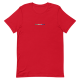 Embroidered Gay Pride T-Shirt: Pride Flag Horizontal Square Design