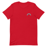 Embroidered Polysexual Rainbow T-Shirt: Pride Flag LGBTQ+ Design