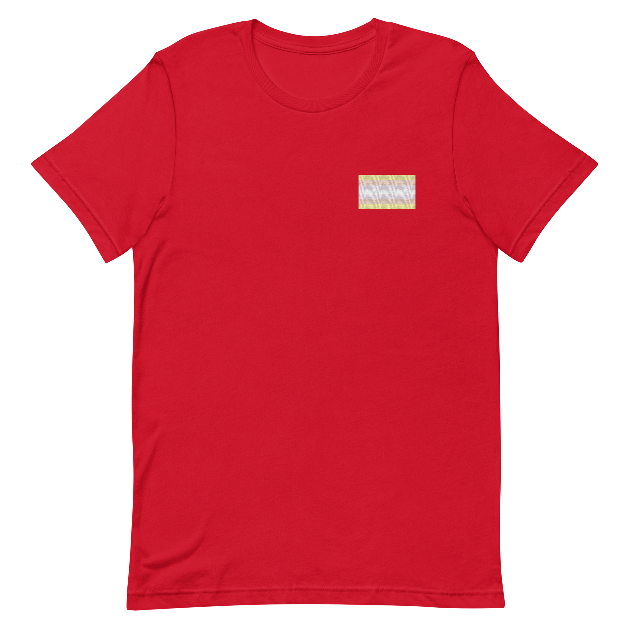 Pangender Pride Flag Embroidered T-Shirt