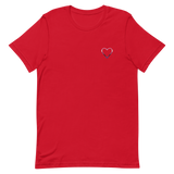 Genderfluid Heart T-Shirt: Embroidered Pride Tee