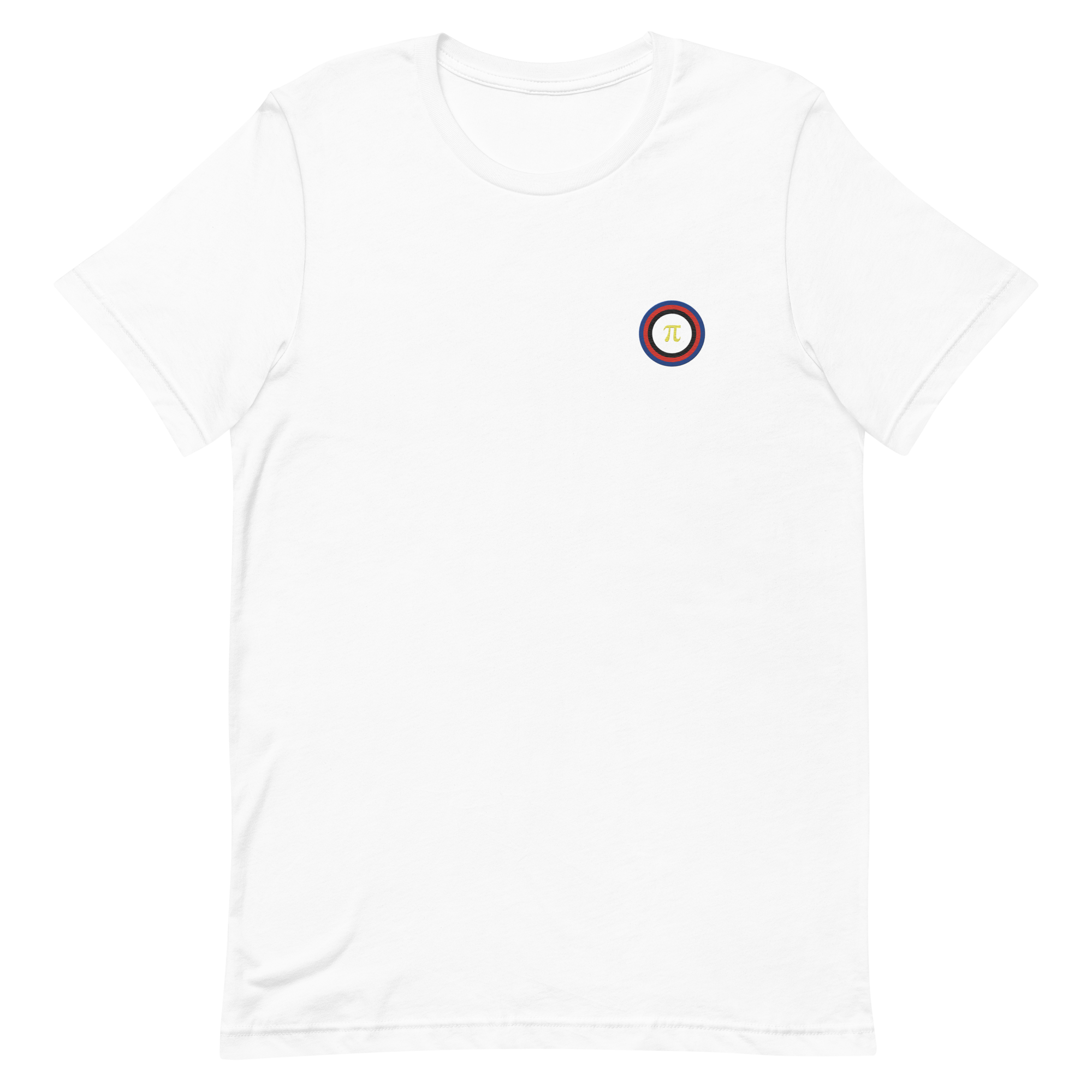 Embroidered Tee: Polyamory Pride Ring Emblem Design