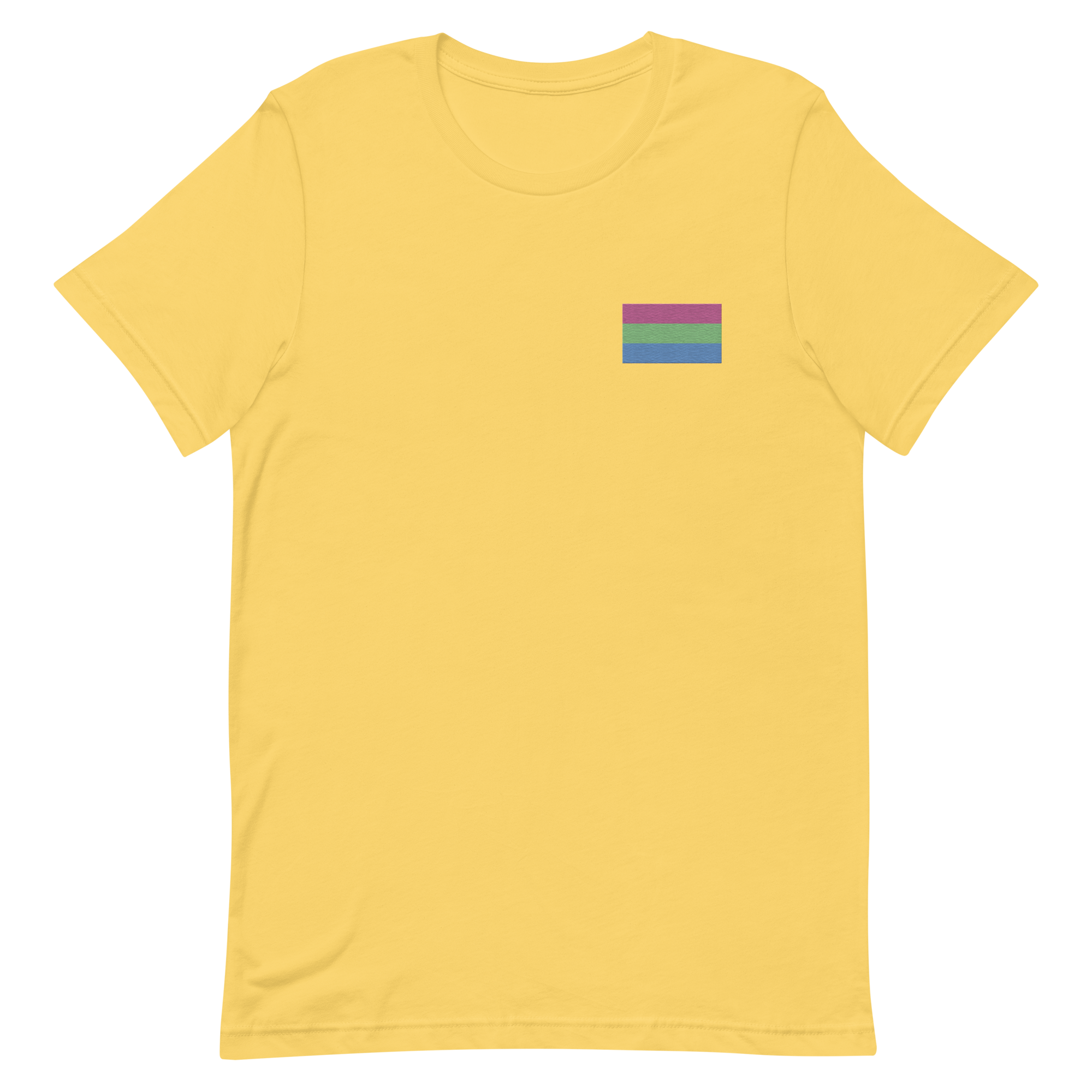 Polysexual Pride Flag Embroidered T-Shirt