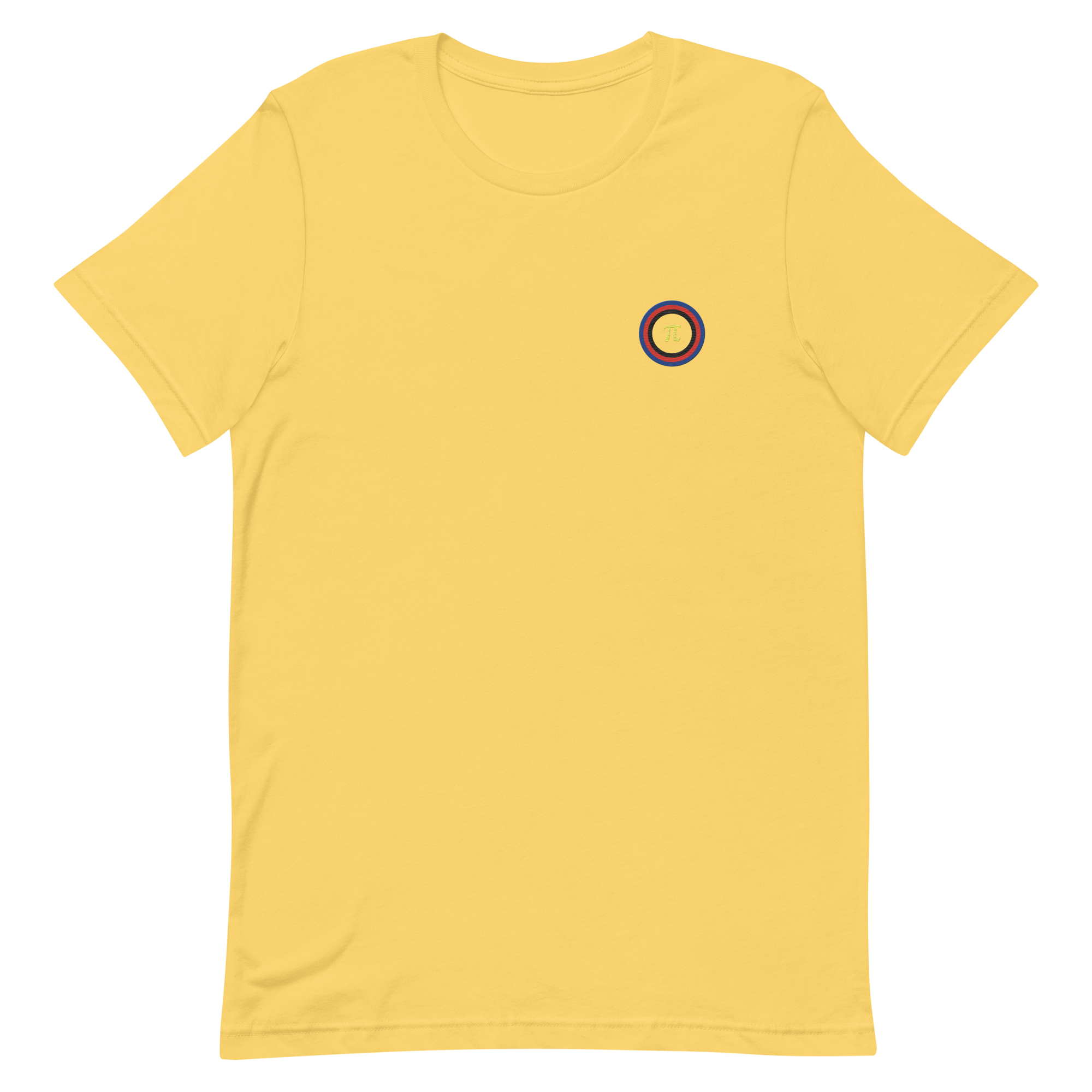 Embroidered Tee: Polyamory Pride Ring Emblem Design